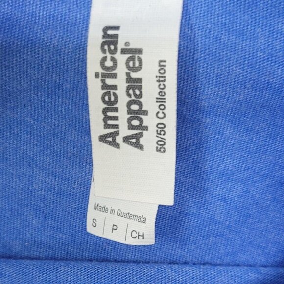 American Apparel Gainesville FL Tee Sz S – Blue Cotton Blend Graphic - Picture 3 of 7